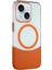iPhone 15 Pc Suit Magsafe Kapak - Turuncu 1
