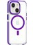 iPhone 14 Bella Magsafe Kapak - Derin Mor 2