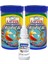 Tropikal Mix 2X250ML Kutu Granül Lepistes Moli Akvaryum Balık Yemi, Multivitamin 30CC 1