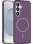 Samsung Galaxy S25 Broş Magsafe Kapak - Mor 1