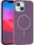 iPhone 15 Broş Magsafe Kapak - Mor 1