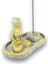 Yogacı Kız Çubuk Tütsülük ve Tealight (Beyaz) 2