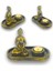 Yogacı Kız Çubuk Tütsülük ve Tealight (Altın) 5