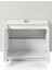 Modern Beyaz Banyo Dolabı - Çift Kapaklı 60.cm50cm30cm - Şık ve Fonksiyonel Tasarım 4