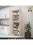 B3CONCEPT Geniş Hacimli 6 Kapaklı 6 Raflı Çok Amaçlı - Kolay Kurulum - Mutfak Balkon Banyo Erzak Kiler Dolabı 4