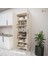 B3CONCEPT Geniş Hacimli 6 Kapaklı 6 Raflı Çok Amaçlı - Kolay Kurulum - Mutfak Balkon Banyo Erzak Kiler Dolabı 6