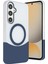 Samsung Galaxy S24 Fe Velar Magsafe Kapak - Lacivert 2