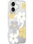 Apple iPhone 16 Floral Magsafe Kapak - Sarı 1