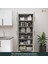 B3CONCEPT Geniş Hacimli 6 Kapaklı 6 Raflı Çok Amaçlı - Kolay Kurulum - Mutfak Balkon Banyo Erzak Kiler Dolabı 3