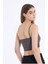 Kahverengi Askı Detay Crop Top 3