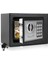 Elektronik Tuşlu Çelik Para Kasası Siyah 4