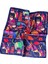 2 Li Saten Bandana Seti Saten Fular Saten Çanta Aksesuarı Özel Desen Bandana 45X50 cm 2