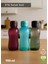 Suluk 3'lü Set Su Şişesi Bpa Free Okul Suluğu Pp-5 Suluk Spor Okul Ofis Suluğu Siyah-Bordo-Mavi 900 ml 1