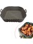 ® Renkli Isıya Dayanıklı Yıkanılabilir Silikon Fırın ve Airfryer Kare Model Pişirme Matı 20 cm 1
