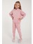 Kız Çocuk Pembe Eşofman Takımı 6