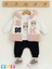 3 Lü Yeleklı Kalın Kışlık Kız Bebek Takım 3 Iplık Alt Üst Takım Baby Gırl Set 1