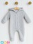 Unisex Kapşonlü Ayaklı Kapitone 3-6-9 Ay Kız Erkek Bebek Tulum Hooded Footed Baby Romper 2