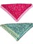 2 Li %100 Pamuklu Bandana Seti Özel Desen Bandana Fular Çanta Aksesuarı Bandana 45X50 cm 1