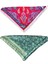 2 Li %100 Pamuklu Bandana Seti Özel Desen Bandana Fular Çanta Aksesuarı Bandana 45X50 cm 1