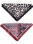 2 Li Saten Bandana Seti Saten Fular Saten Çanta Aksesuarı Özel Desen Bandana 45X50 cm 1