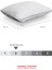 Moda Vısco Parçacıklı Yastık ,boyun Destekli Ortopedik Yastık Yıkanabilir Kılıflı 40*60CM 1200 gr 3
