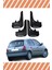 Renault Clio 2 Hb 1998-2006 Racing Yazılı 4'lü Tozluk Çamurluk Paçalık 1