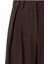 Kadın Acı Kahve Düğme Detay Yüksek Bel Palazzo Pantolon 8