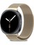 Samsung Galaxy Watch 8 40MM / 44MM / 46MM Classic Uyumlu Milanes Örgü Hasır Metal Kordon 1