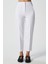 Kadın Jeremy Tok Dokulu Filetolu Ekru Havuç Pantolon 5113 3