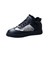 Siyah Deri & Python Sneaker Bot 4