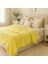 Müslin Tek Kişilik 4 Katlı %100 Pamuk Limon Sarısı Renk Yatak Örtüsü 160X230 Cm. 7
