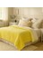 Müslin Yatak Örtüsü %100 Pamuk 4 Katlı Limon Sarısı Çift Kişilik 240X230 Cm. 1
