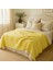 Müslin Yatak Örtüsü %100 Pamuk 4 Katlı Limon Sarısı Çift Kişilik 240X230 Cm. 3