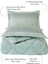 King Size (Battal Boy) Striped Jakarlı Wellsoft Yorgan + 2 Volanlı Yastık Kılıfı 2