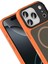 Apple iPhone 17 Pro Megane Magsafe Kapak - Turuncu 2