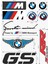 Bmw Uv Dtf Kask - Motor Sticker Seti – 10 Parça, Kabartmalı & Dayanıklı Motor Sticker 2