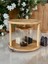 Bambu Iki Katlı Döner Stand Sunumluk 25X17 cm 1