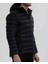 Titanıum Alpha Siyah Slim Fit Termal Sabit Kapşönlu Mont 2