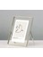13X18 cm Gümüş Metal Çerçeve! Şık Dekoratif Fotoğraf Çerçevesi! Ayaklı Çift Camlı Çerçeve 3