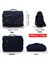 4017 Lacivert 14" Laptop Kanvas Postacı Okul Çantası Unisex Kilitli Çok Cepli Omuz Askılı 2