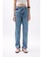 Asimetrik Bel Paça Yırtmaçlı Jean 7