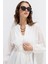 Kadın Ekru Vual Kumaş Nervür Detaylı Uzun Kollu Tunik – Yazlık, Günlük ve Özel Gün Kombinleri İçin 6