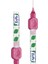 2li Tepe Interdental Brush Arayüz Fırçası Pembe 0.4 mm 8 Li 2