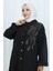 Aerobin Kumaş Tunik Pantolon Ikili Takım 2134-07 Siyah 4
