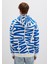 Mavi Baskılı Kapüşonlu Sweatshirt 0610121-620 4