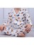 Gezegen Desen Erkek Çocuk Düğmeli Pijama Takımı 7