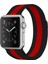 Apple Watch 38MM Metal Mıknatıslı Kordon - SIYAH-KIRMIZI-(5796) - CHT6970-9966 1
