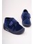 Lacivert Çocuk Ev Botu – Kaymaz Tabanlı, Cırt Cırtlı, Sıcak Tutan Peluş Ev Ayakkabısı 4