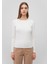 Uzun Kollu Ekru Basic Tişört 1613040-70057 3