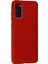 Samsung Galaxy S20 Kılıf Nano Içi Kadife Silikon - KIRMIZI-(5796) - CHT8682-2625 3